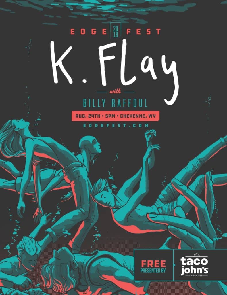 Photo from “Wyoming Parties On The Edge: K-Flay Plays Cheyenne’s Edge Fest At New Amphitheatre”