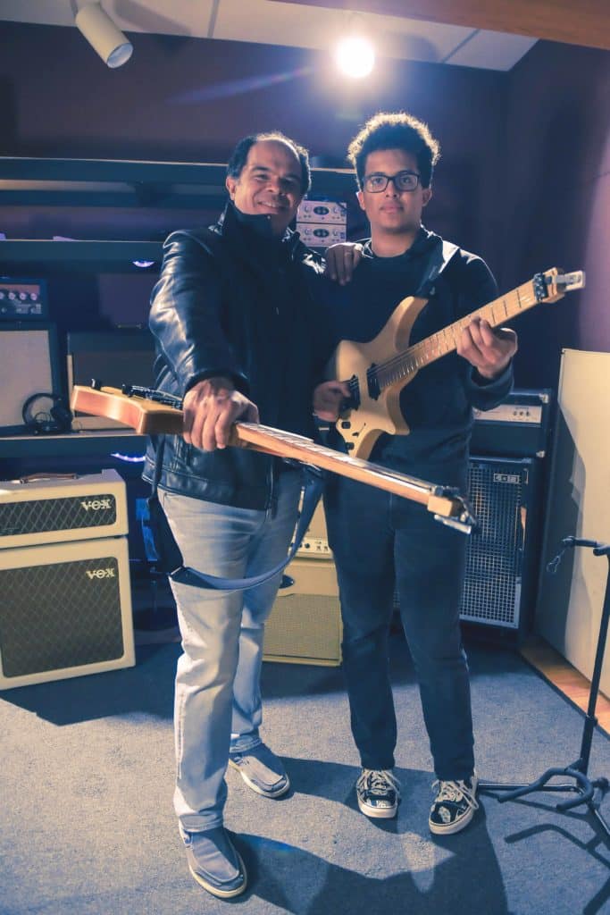Photo from “Sultans of Shred: Greeley Teen’s World-Class Guitar Chops Run In La Familia”