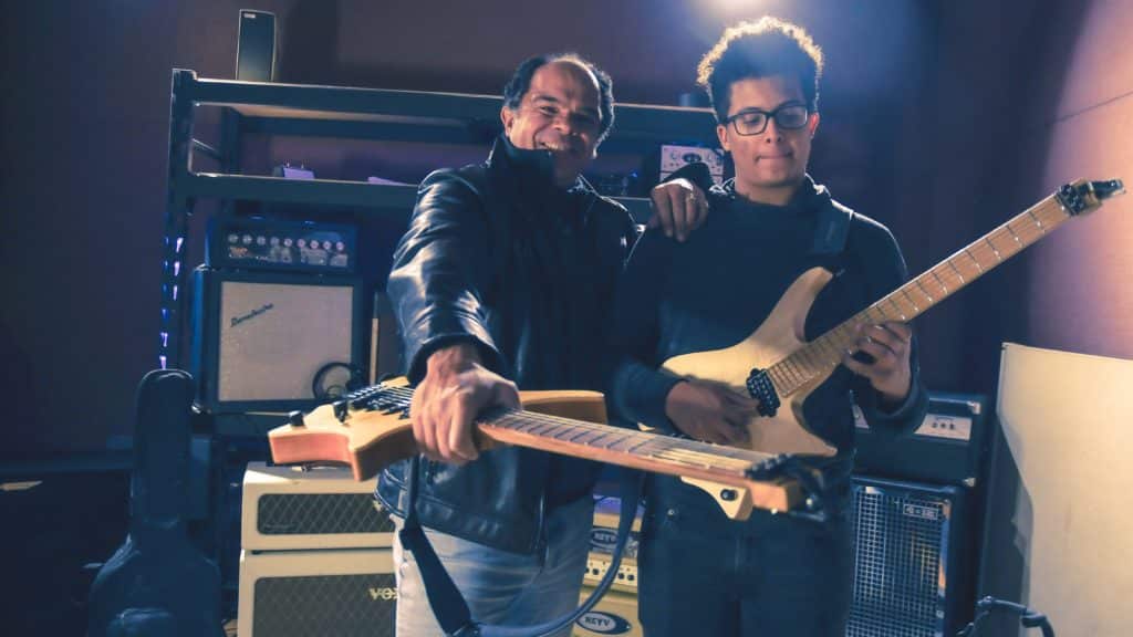 Photo from “Sultans of Shred: Greeley Teen’s World-Class Guitar Chops Run In La Familia”