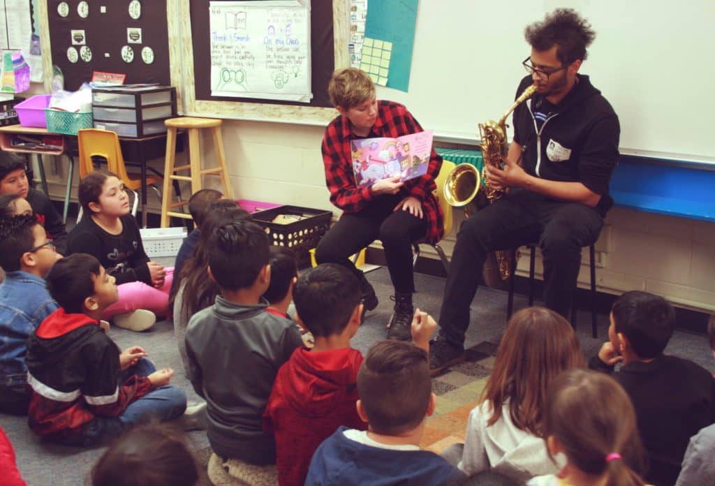 Photo from “All Together Now: The Burroughs’ Bands Give Back Initiative”