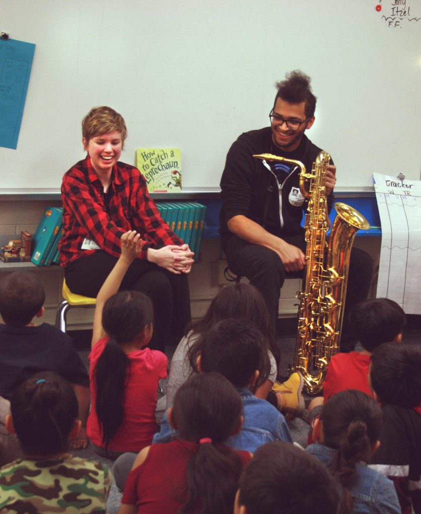 Photo from “All Together Now: The Burroughs’ Bands Give Back Initiative”