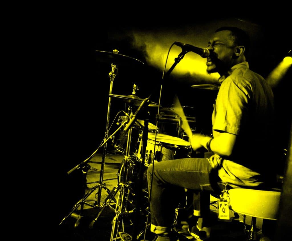Photo from “Drum As You Are: Eric Riley Throws Down The Beat As A Black Musician In Metal”
