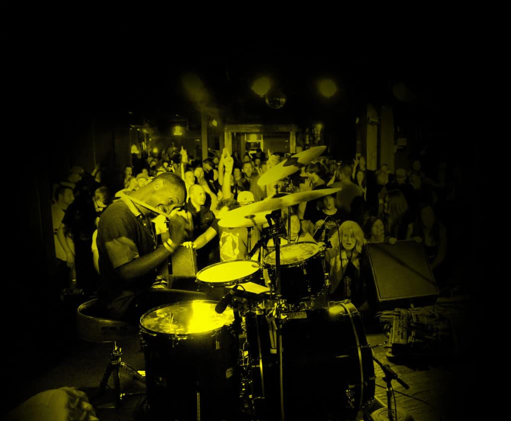 Photo from “Drum As You Are: Eric Riley Throws Down The Beat As A Black Musician In Metal”