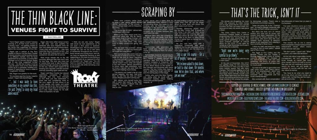 Photo from “The Thin Black Line: Venues Fight To Survive”