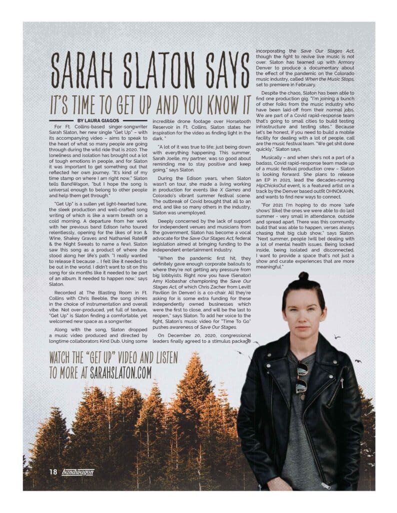 Photo from “Sarah Slaton Says It’s Time to Get Up and You Know It”