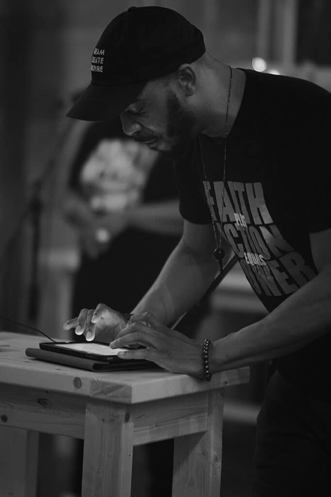 Photo from “Joy as Resistance: Wayne Watts Raps Decompression for Revolutionaries”