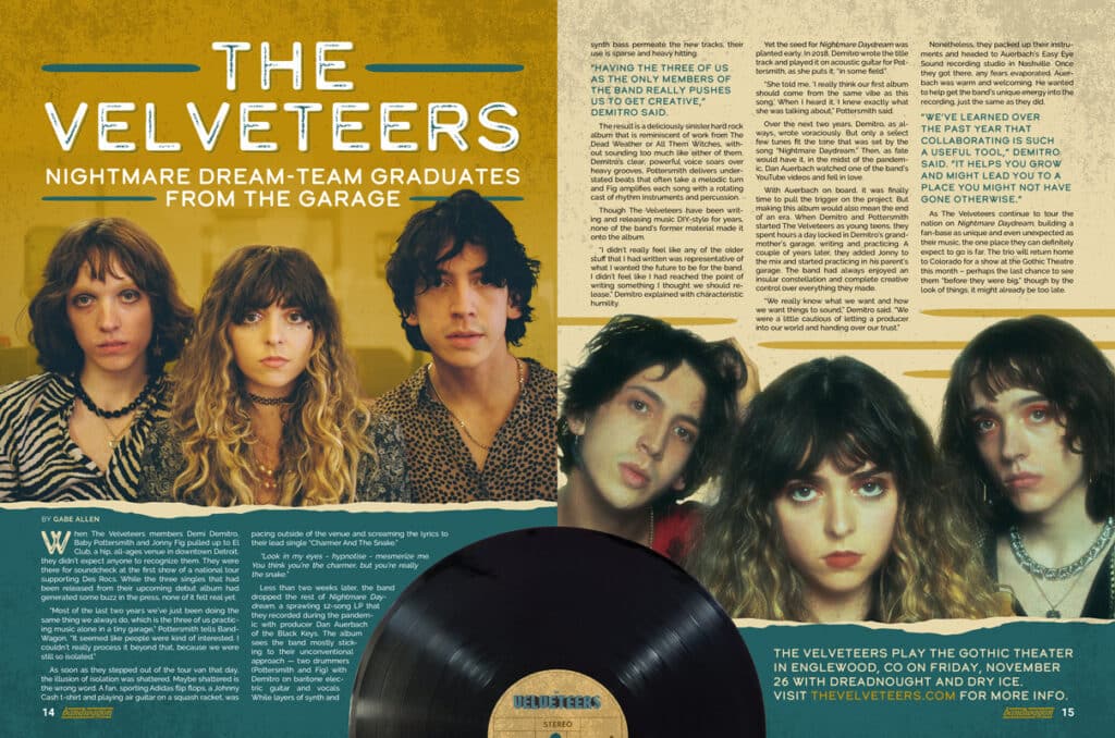 Photo from “The Velveteers: Nightmare Dream-Team Graduates from the Garage”