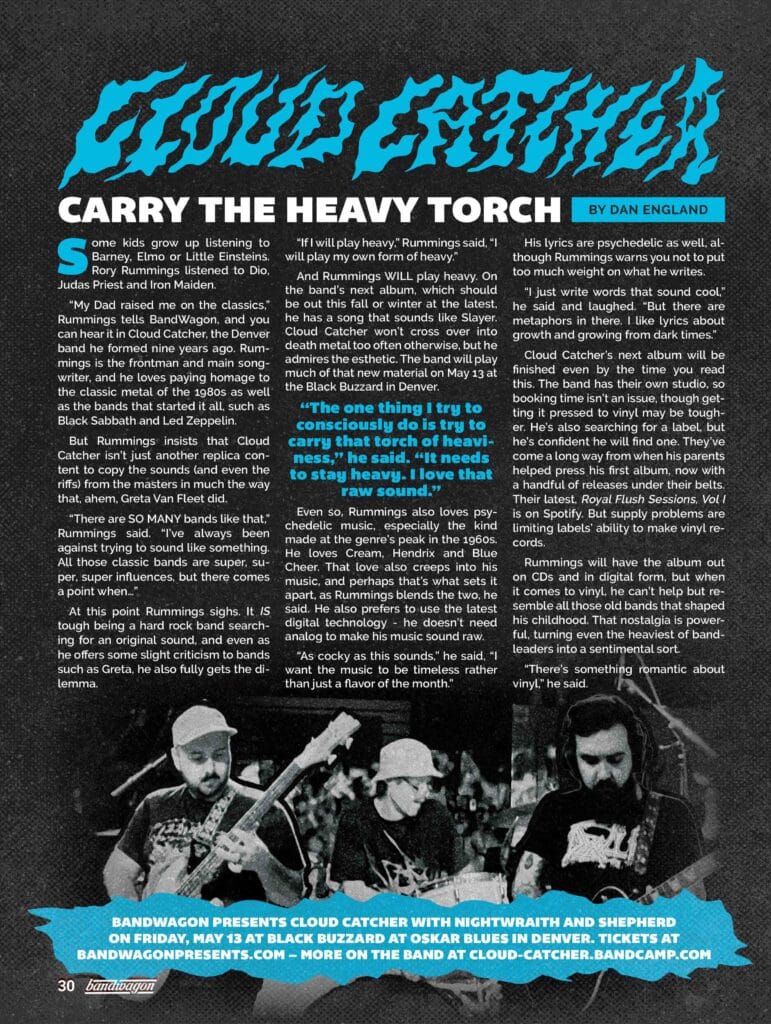 Photo from “Cloud Catcher: Carry the Heavy Torch”