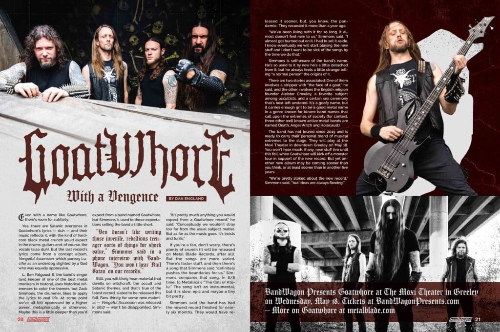 Photo from “Goatwhore: With a Vengeance”