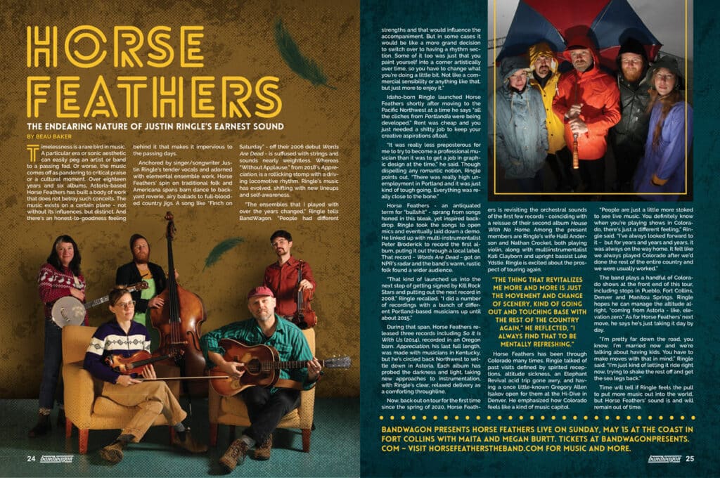 Photo from “Horse Feathers: The Endearing Nature of Justin Ringle’s Earnest Sound”