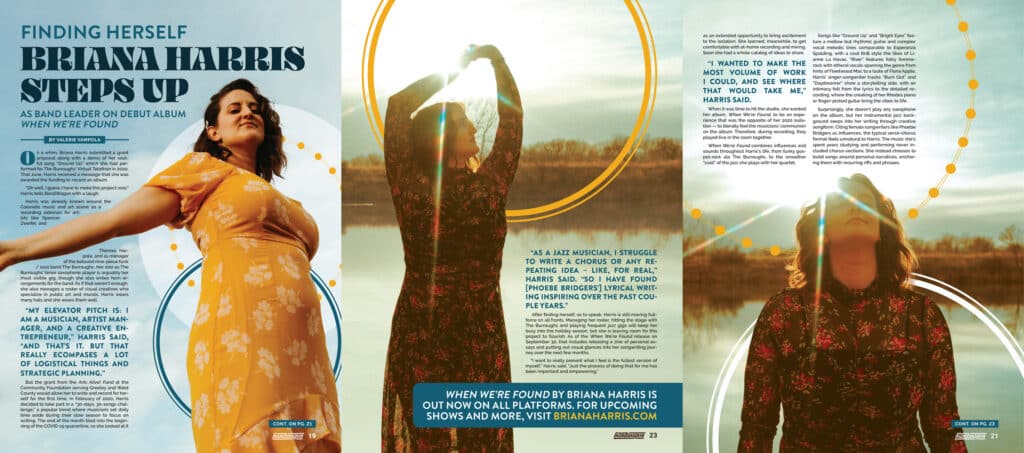 Photo from “Finding Herself: Briana Harris Steps Up as Band Leader on Debut Album When We’re Found”