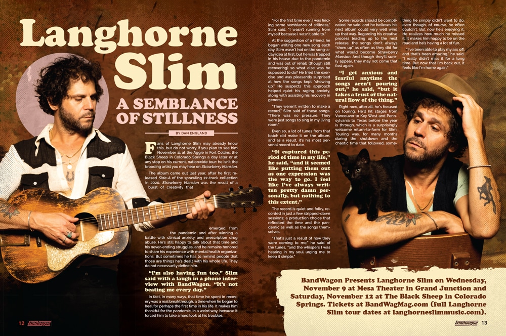 Photo from “Langhorne Slim: A Semblance of Stillness”