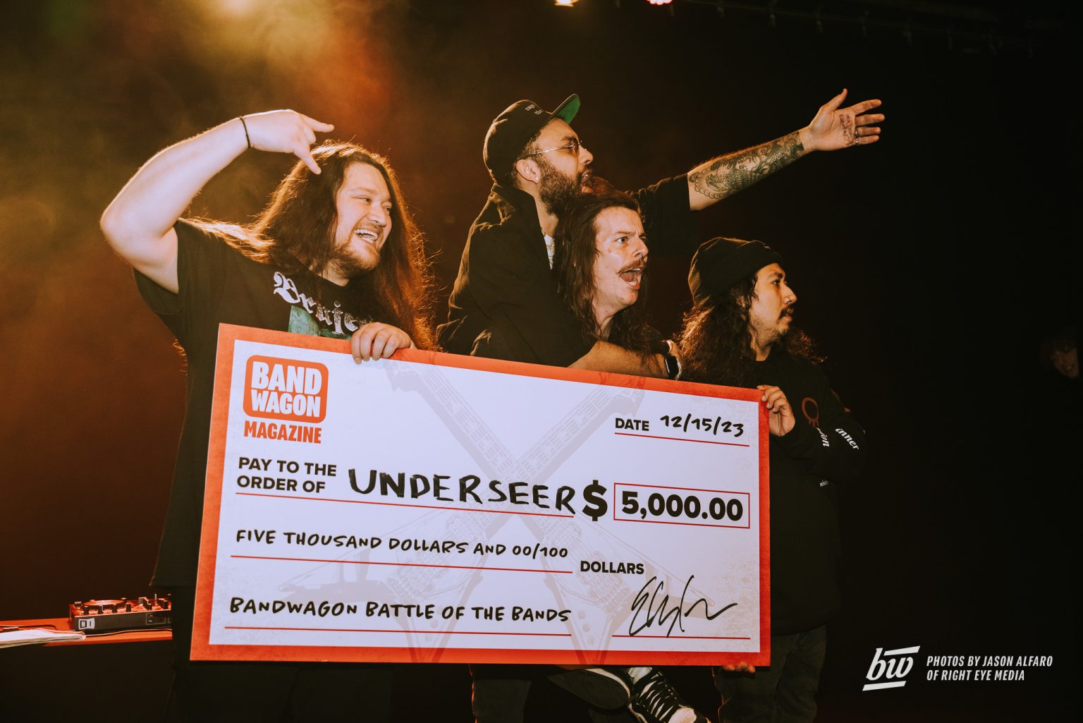 Underseer WINS The 2023 BandWagon Magazine Battle of The Bands