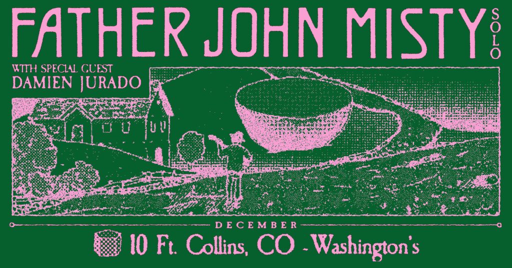Father John Misty (solo) with special guest Damien Jurado, December 10, Washington's, Fort Collins