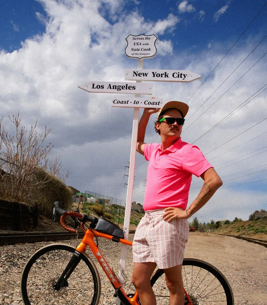 Yawper Goes West: Nate Cook Defies Death; Cycles Nation-Wide for Musicians’ Sweet Relief